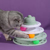 3/4 Levels Cat Toy Tower Tracks Cat Toys Interactive Cat Intelligence